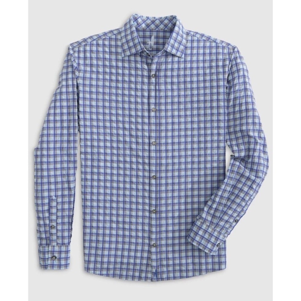johnnie-O Tolleson Featherweight Shirt Baja Size M‎ New